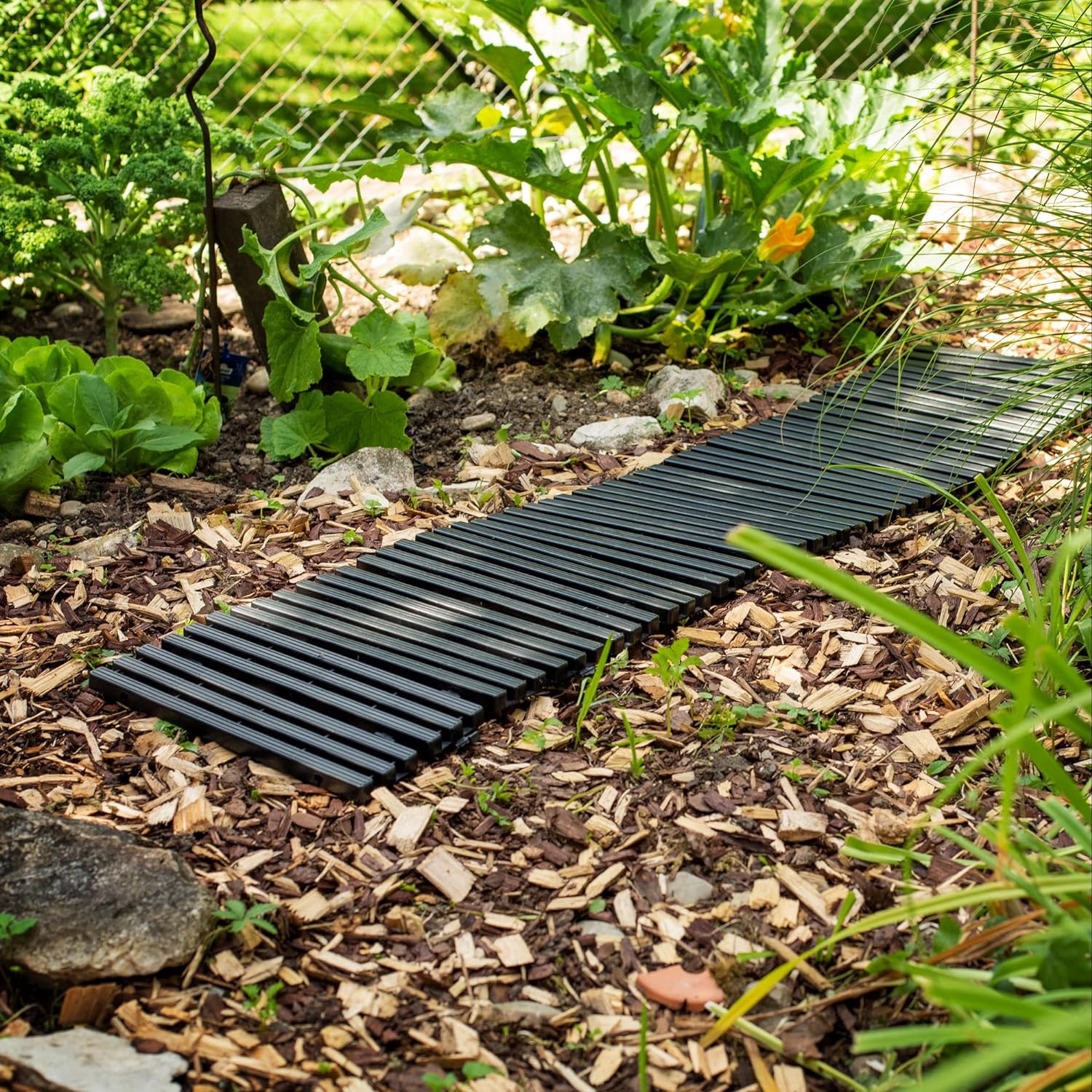 UPP Rollweg Gartenplatten & Rasengitter - 3 m anthrazit