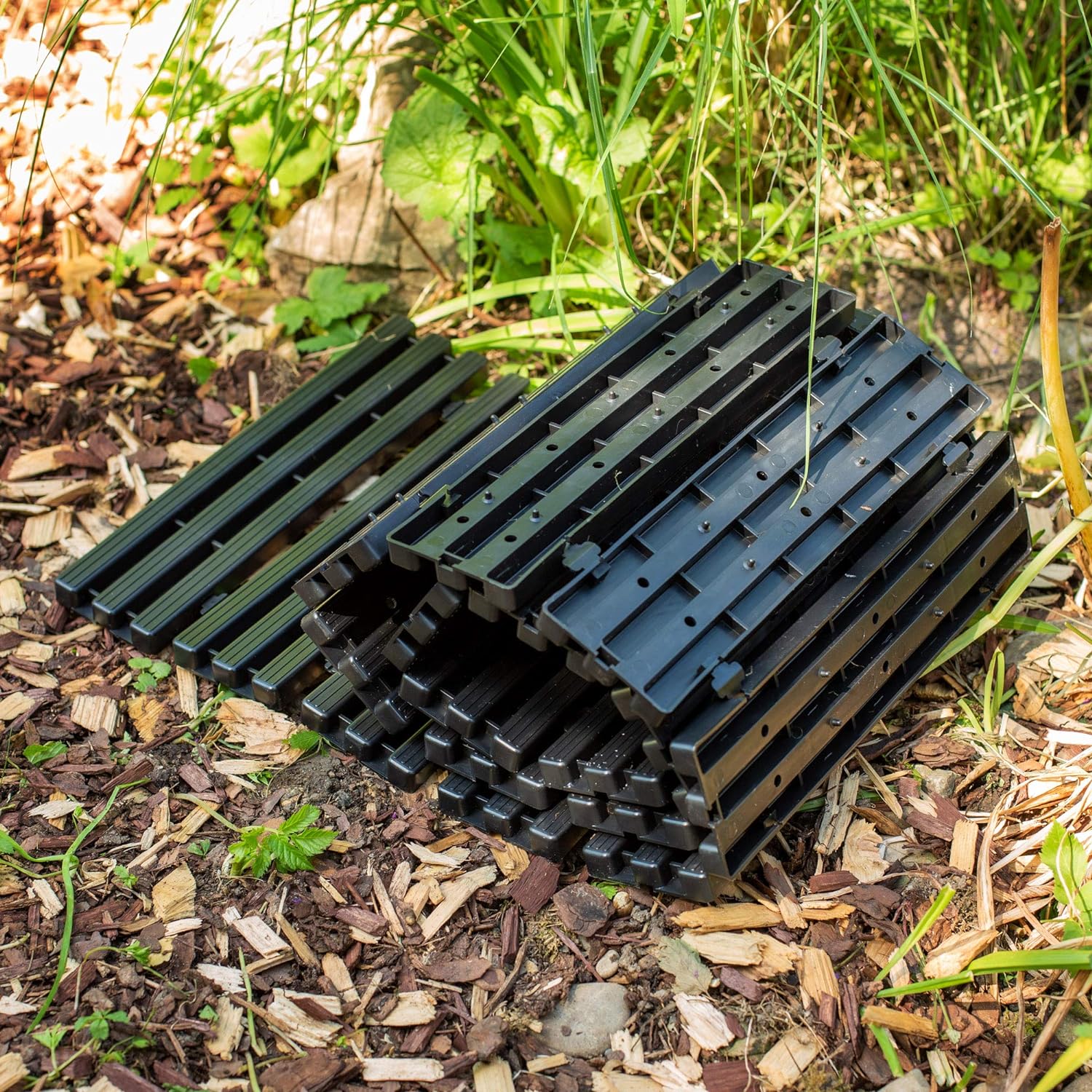 UPP Rollweg Gartenplatten & Rasengitter - 3 m anthrazit