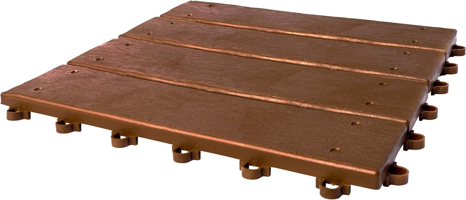 UPP Gartenplatte 30x30 cm | Holzdiele