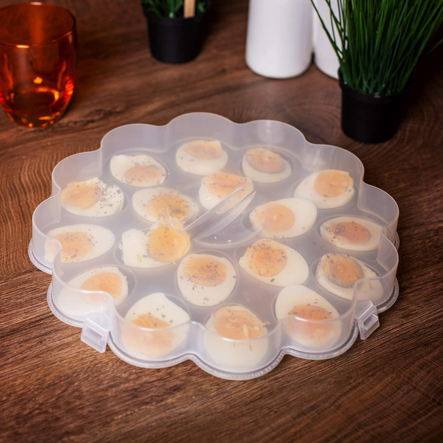 UPP Eier-Party-Tablett | 2-TLG. Set