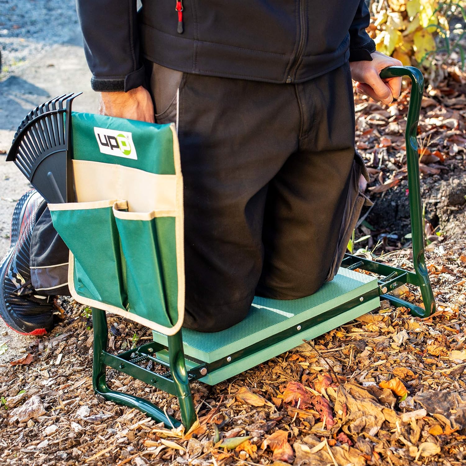 UPP Kniestuhl/Gartenhelfer mit Tasche